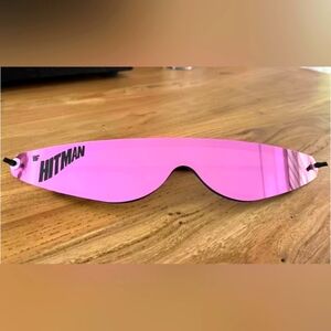 Bret "Hitman" Hart Pink Wraparound Sunglasses 🔥 NEW 🏆
